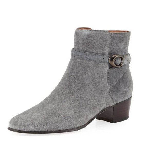 Coach Chrystie Bootie With Signature Buckle Sz 6.5 - Picture 2 of 10